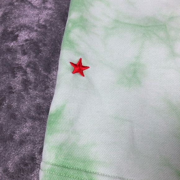 Nike Shorts Mens XL Green Tie Dye Have A Nike Day French Terry Lounge DN3839-332 - Picture 7 of 10